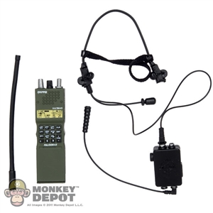 Easy&Simple ES26021GS SMU MU Radio Headset Model for 12" Action Figure 