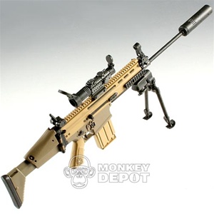 Rifle: Hot Toys SCAR H w/Bipod, Silencer