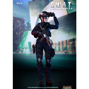 Female SWAT Mini Times Action Figures 1/6 Scale Police T Shirt 