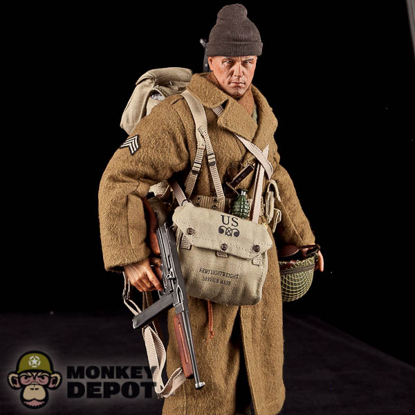 Soldier Story 1/6 scale WW2 US Airborne Enlisted Mans Overcoat. Bastogne 